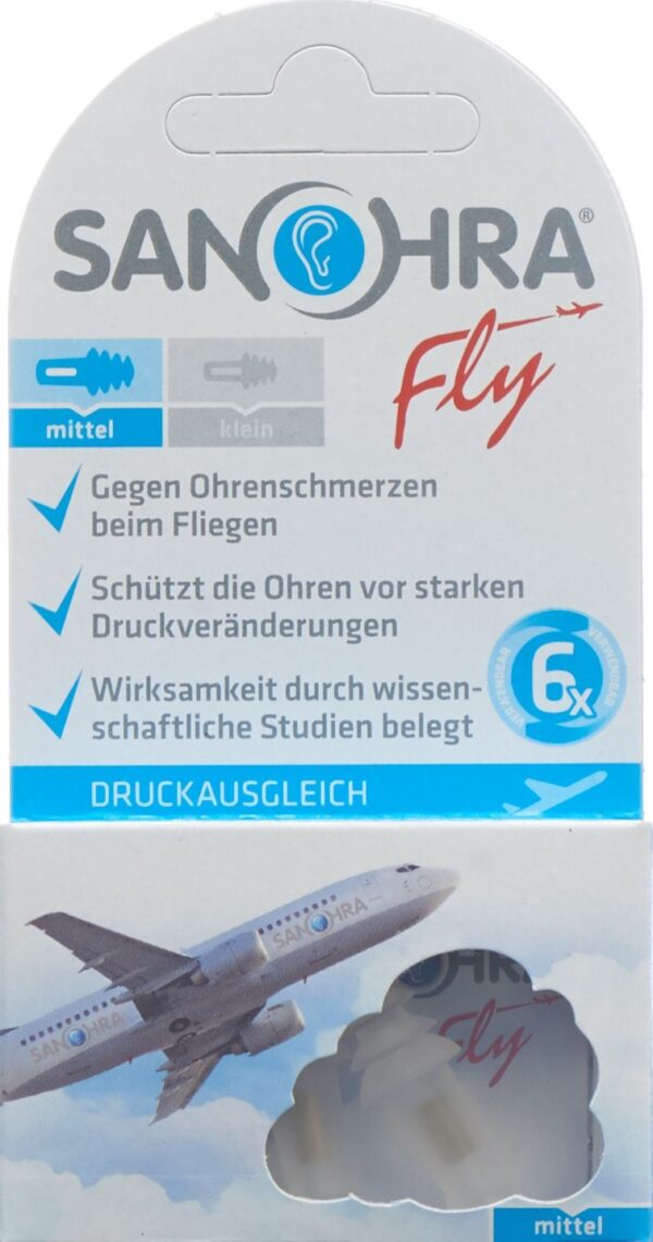 PICFRONT SANOHRA FLY Ohrenstöpsel Erwachsene 2 Stk