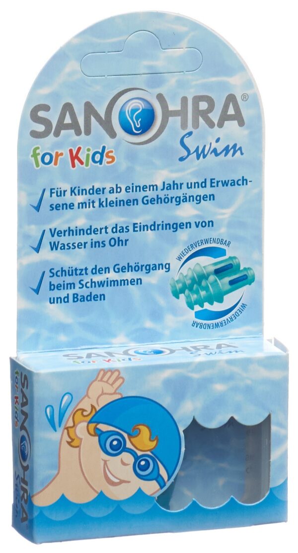 SANOHRA SWIM Ohrenstöpsel Kinder 2 Stk