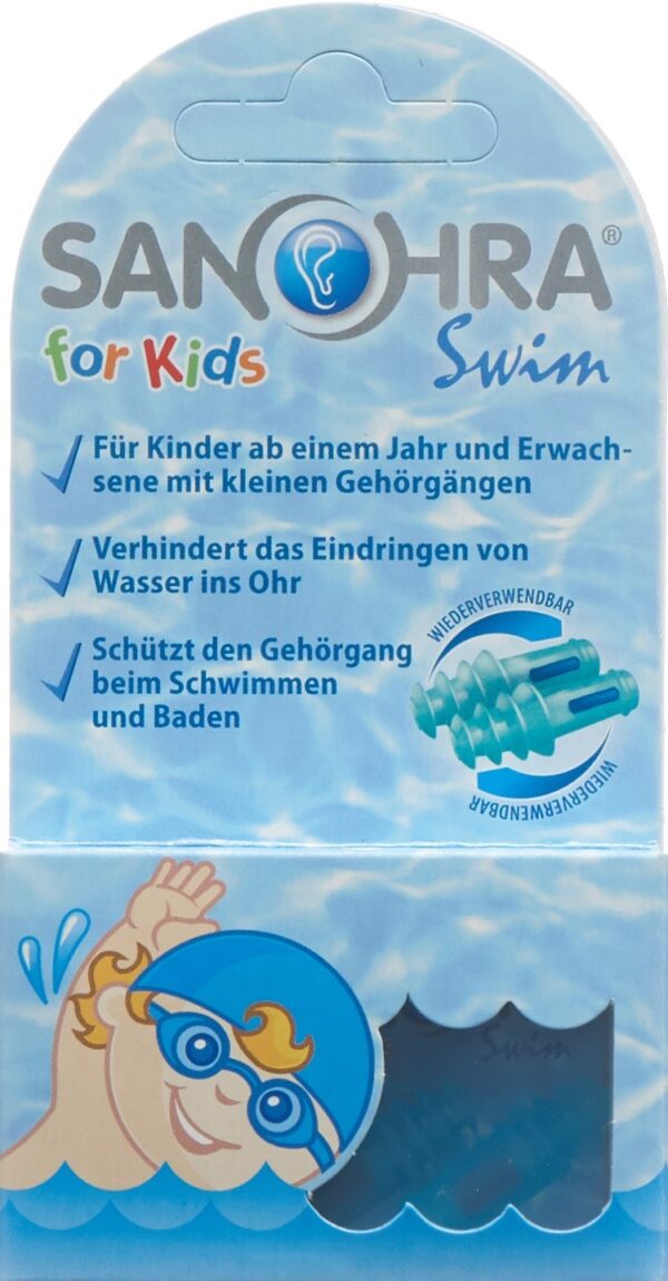 SANOHRA SWIM Ohrenstöpsel Kinder 2 Stk