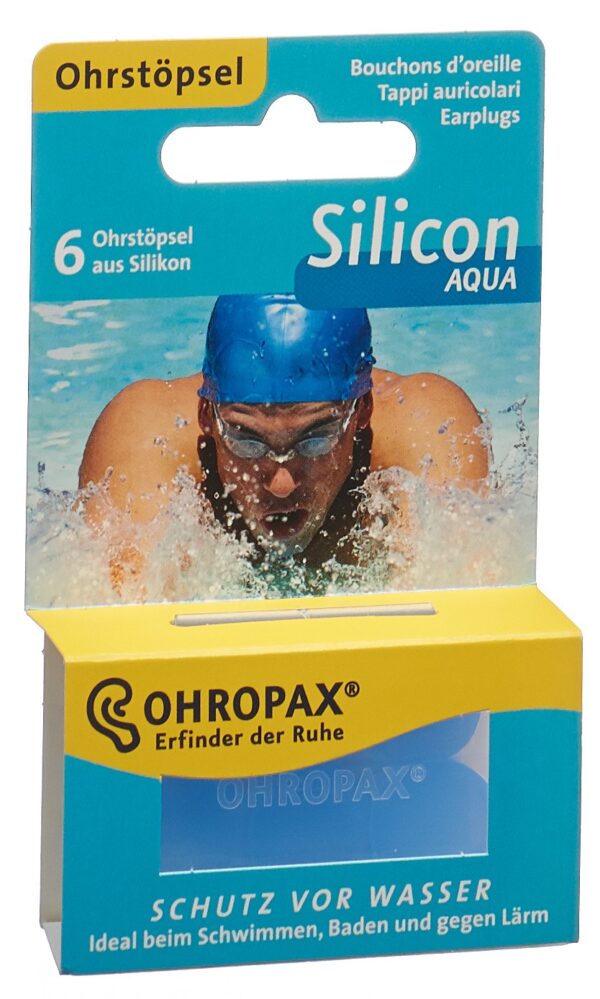 OHROPAX Silicon Aqua Ohrstöpsel 6 Stk