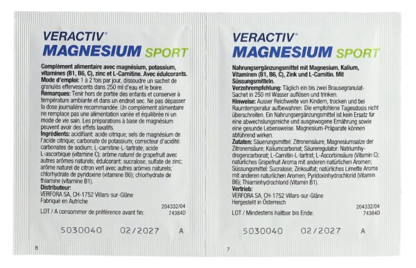 VERACTIV Magnesium Sport Btl 30 Stk