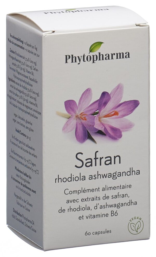 PHYTOPHARMA Safran Kaps Ds 60 Stk