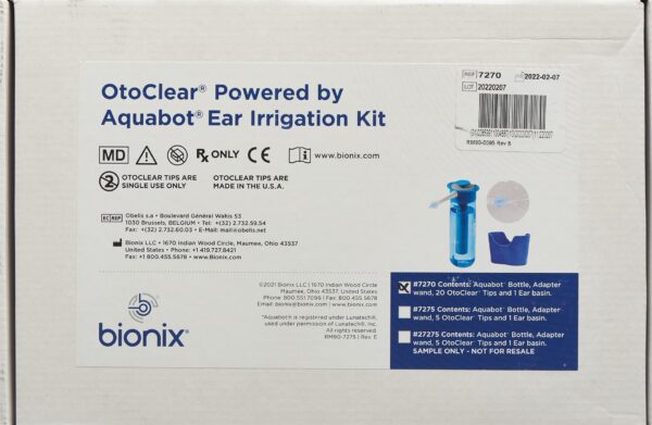 PICFRONT BIONIX OtoClear Aquabot Kit Ear Irrigation