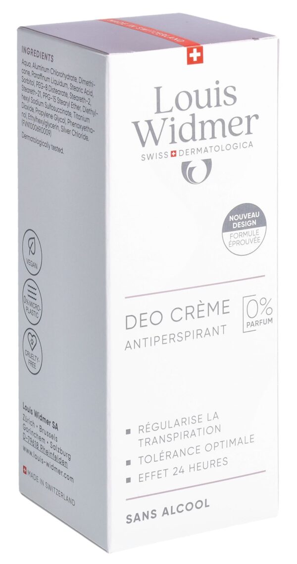 WIDMER Deo Creme Antiperspirant o Parf 40 ml