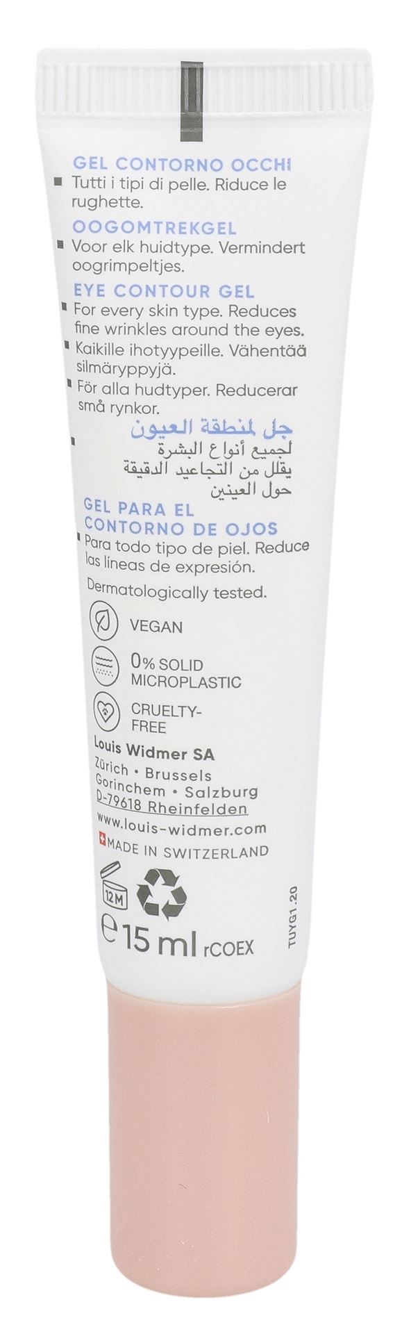 CONTENTBACK WIDMER Hydraderm Gel Augenpart o Parf 15 ml