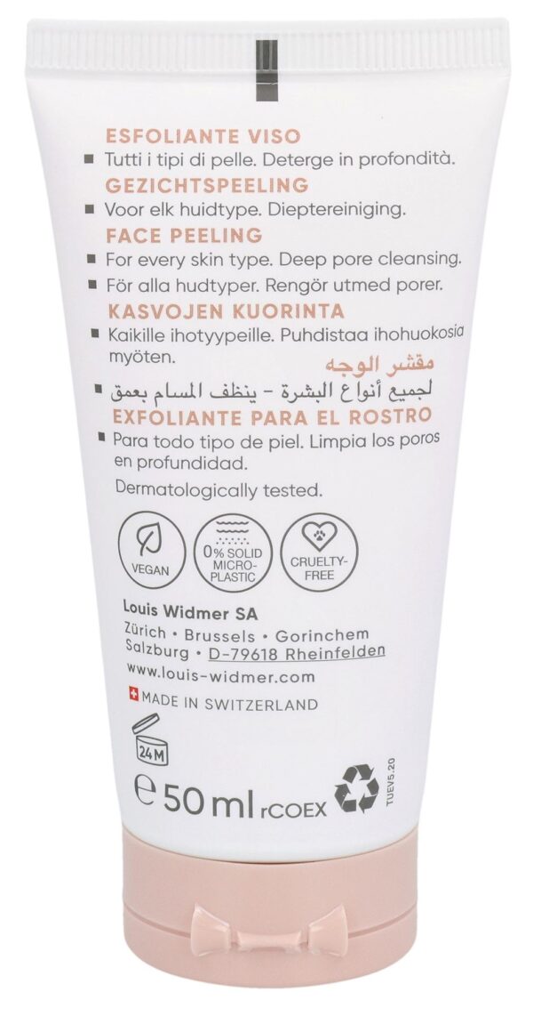 WIDMER Purederm Gesichtspeeling parf 50 ml