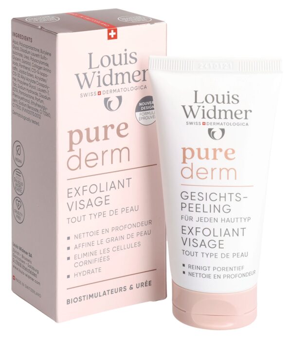 WIDMER Purederm Gesichtspeeling parf 50 ml