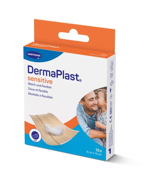 PICFRONT3D DERMAPLAST Sens Schnellverb 8x10cm bei 10 Stk