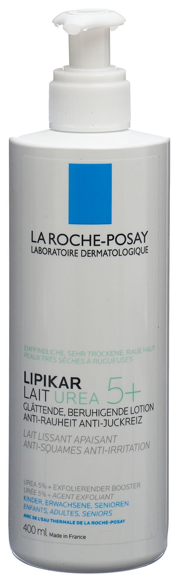 PICFRONT3D ROCHE POSAY Lipikar Milch Urea 5+ Fl 400 ml