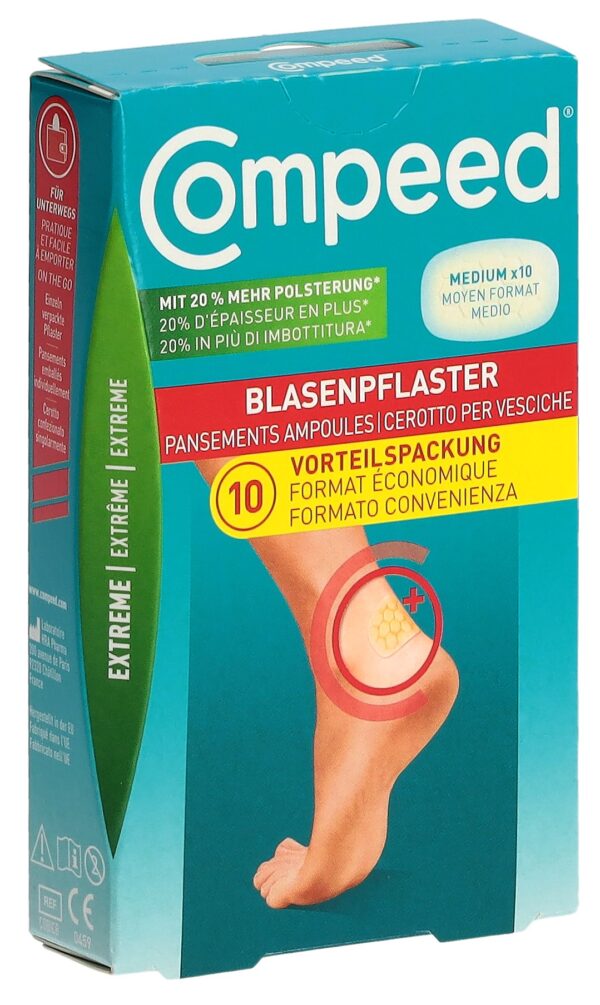 PICFRONT3D COMPEED Blasenpflaster Extreme Ferse 10 Stk