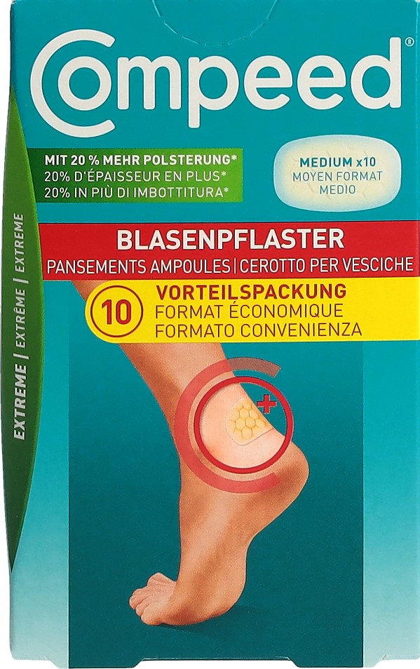 PICFRONT COMPEED Blasenpflaster Extreme Ferse 10 Stk