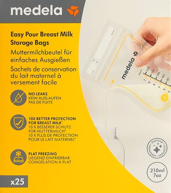 PICFRONT MEDELA Easy Pour Muttermilchbeutel 25 Stk