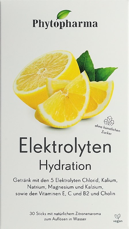 PHYTOPHARMA Elektrolyte Sticks Zitrone 30 Stk