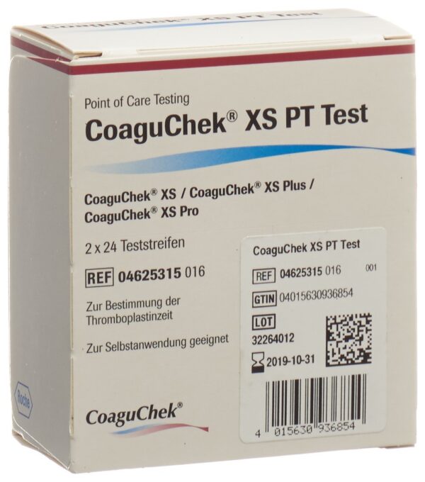 PICFRONT3D COAGUCHEK XS PT Teststreifen 2 x 24 Stk