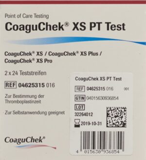 COAGUCHEK XS PT Teststreifen 2 x 24 Stk