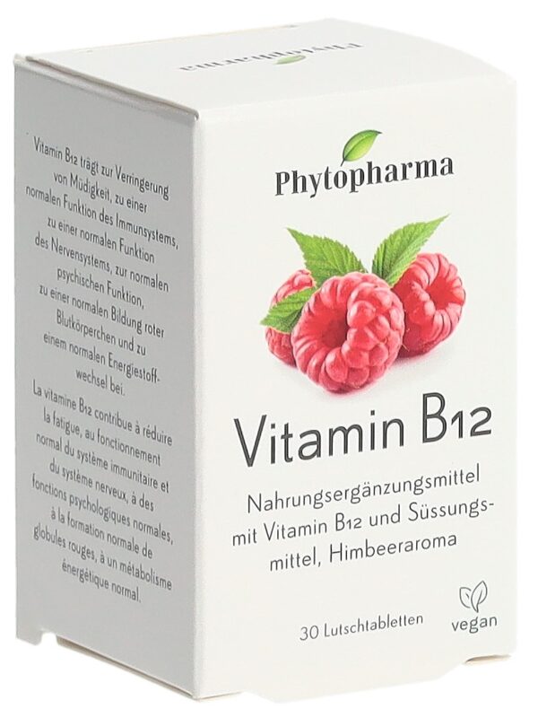 PICFRONT3D PHYTOPHARMA Vitamin B12 Lutschtabl Ds 30 Stk