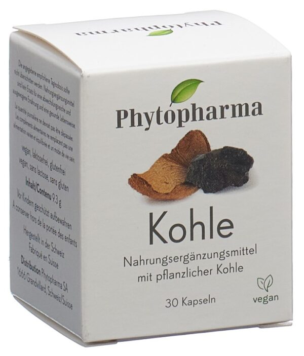 PICFRONT3D PHYTOPHARMA Kohle Kaps Ds 30 Stk
