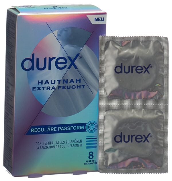 DUREX Hautnah Präservativ extra feucht 8 Stk