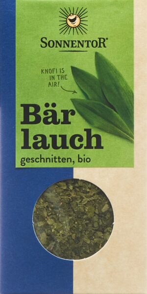 SONNENTOR Bärlauch geschnitten BIO Btl 18 g