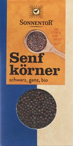 SONNENTOR Senfkörner schwarz ganz BIO 80 g