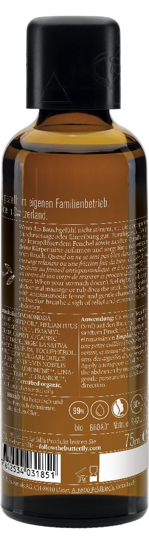 FARFALLA Bauchschmeichler Massageöl Fl 75 ml