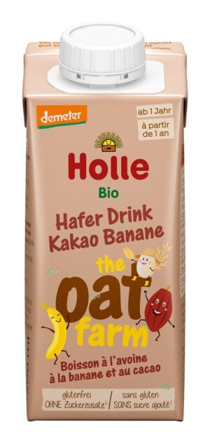 HOLLE Bio-Haferdrink Kakao Banane Tetra 200 ml
