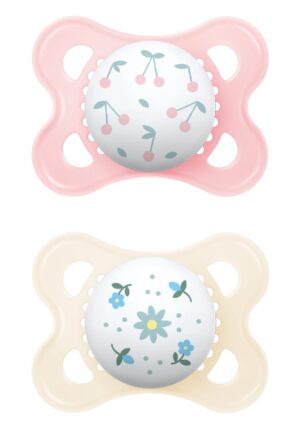MAM Original Nuggi Sil 0-6m Girl 2 Stk