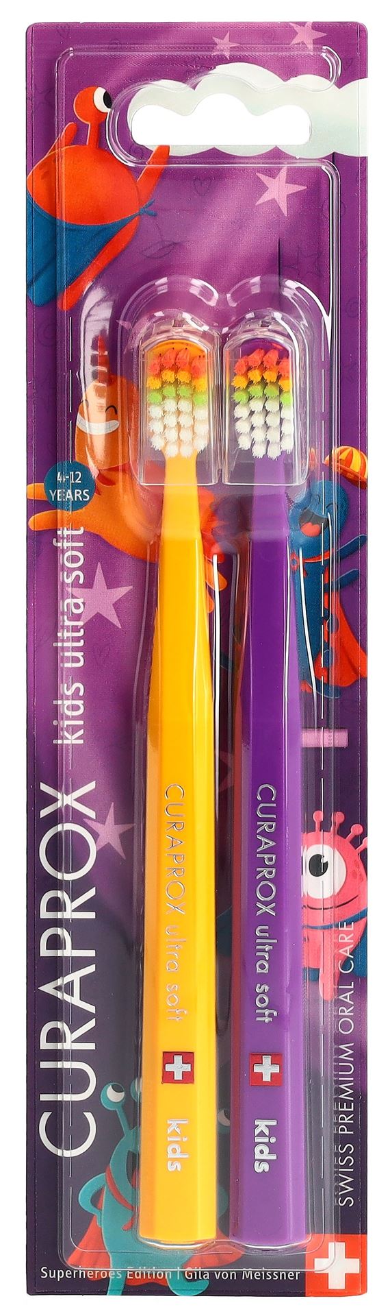 PICFRONT3D CURAPROX kids Superheroes Edition 2024 2 Stk