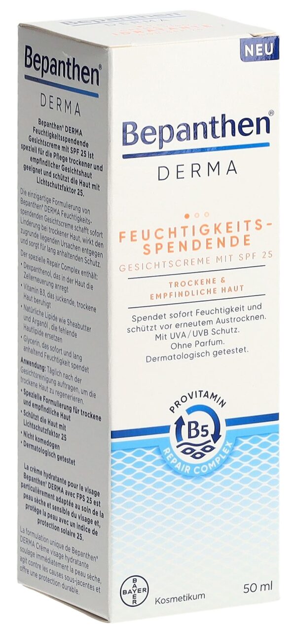 PICFRONT3D BEPANTHEN DERMA Gesichtscr feuchtigk SPF25 50 ml