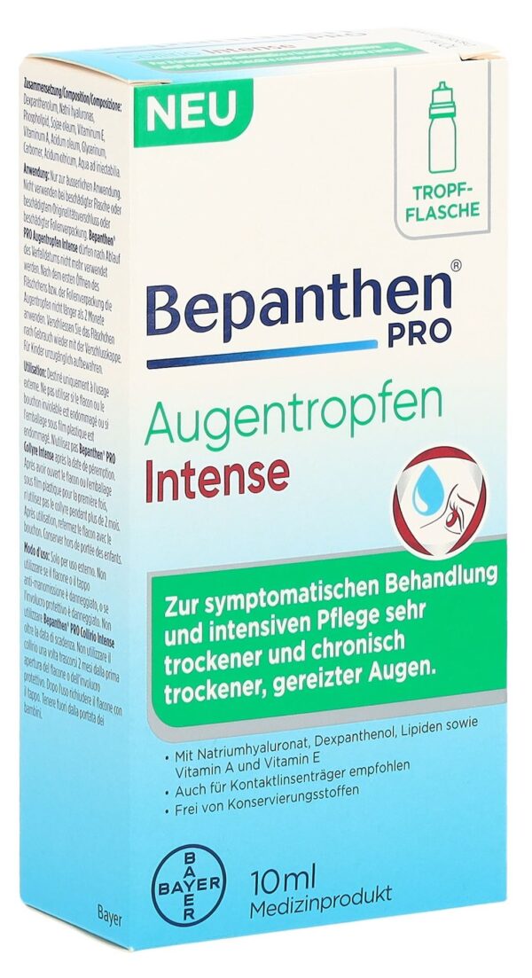 PICFRONT3D BEPANTHEN PRO Augentropfen Inten Fl 10 ml