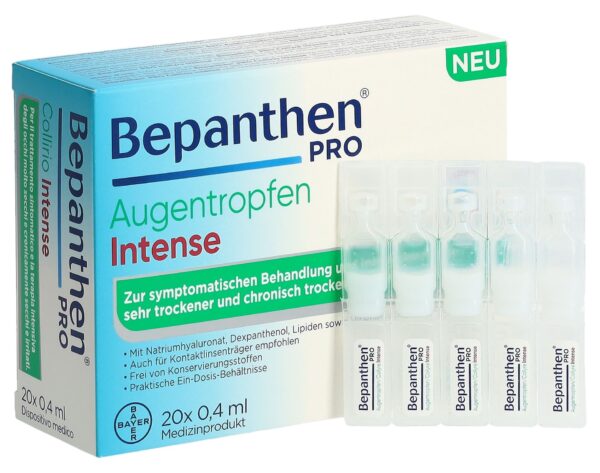 PICFRONT3DPLUS BEPANTHEN PRO Augentropfen Inten Mono 20 x 0.4 ml