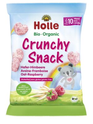 HOLLE Bio-Crunchy Snack Hafer Himbeere 30 g