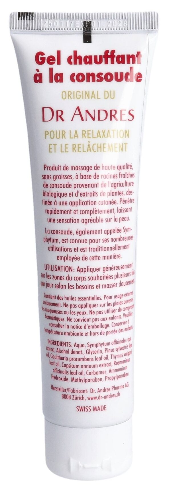 CONTENTBACK ANDRES Wallwurz Gel wärmend Tb 100 g
