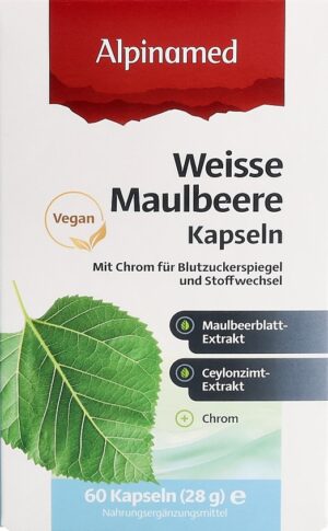 ALPINAMED Weisse Maulbeere Kaps 60 Stk