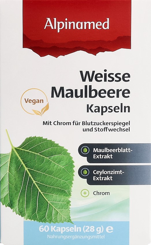 PICFRONT ALPINAMED Weisse Maulbeere Kaps 60 Stk