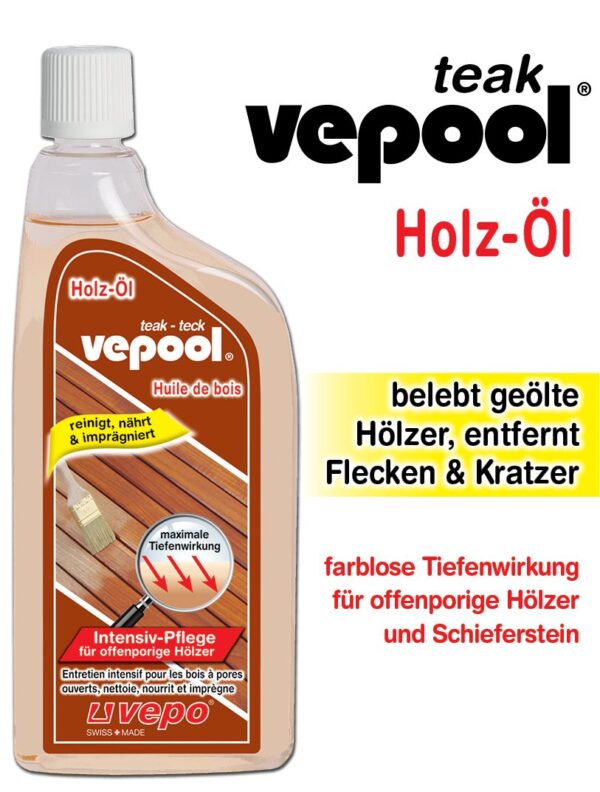 MARKETING VEPOOL Teak Holz-Öl Intensiv-Pflege liq 300 ml