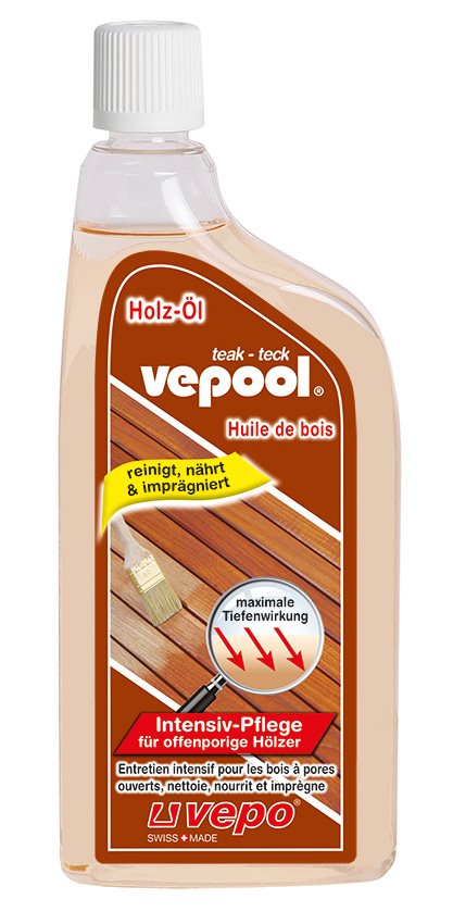 PICFRONT3D VEPOOL Teak Holz-Öl Intensiv-Pflege liq 300 ml