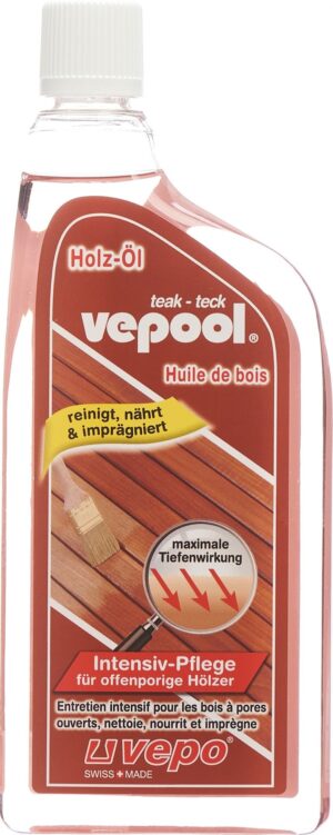 VEPOOL Teak Holz-Öl Intensiv-Pflege liq 300 ml