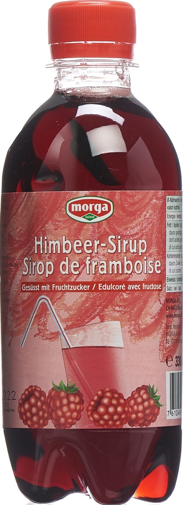 PICFRONT MORGA Himbeer Sirup m Fruchtzucke 3.3 dl