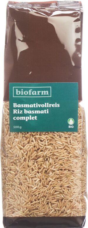 BIOFARM Basmatireis Knospe Btl 500 g
