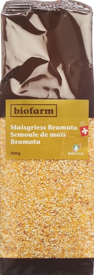 BIOFARM Maisgriess Bramata Knospe Btl 500 g