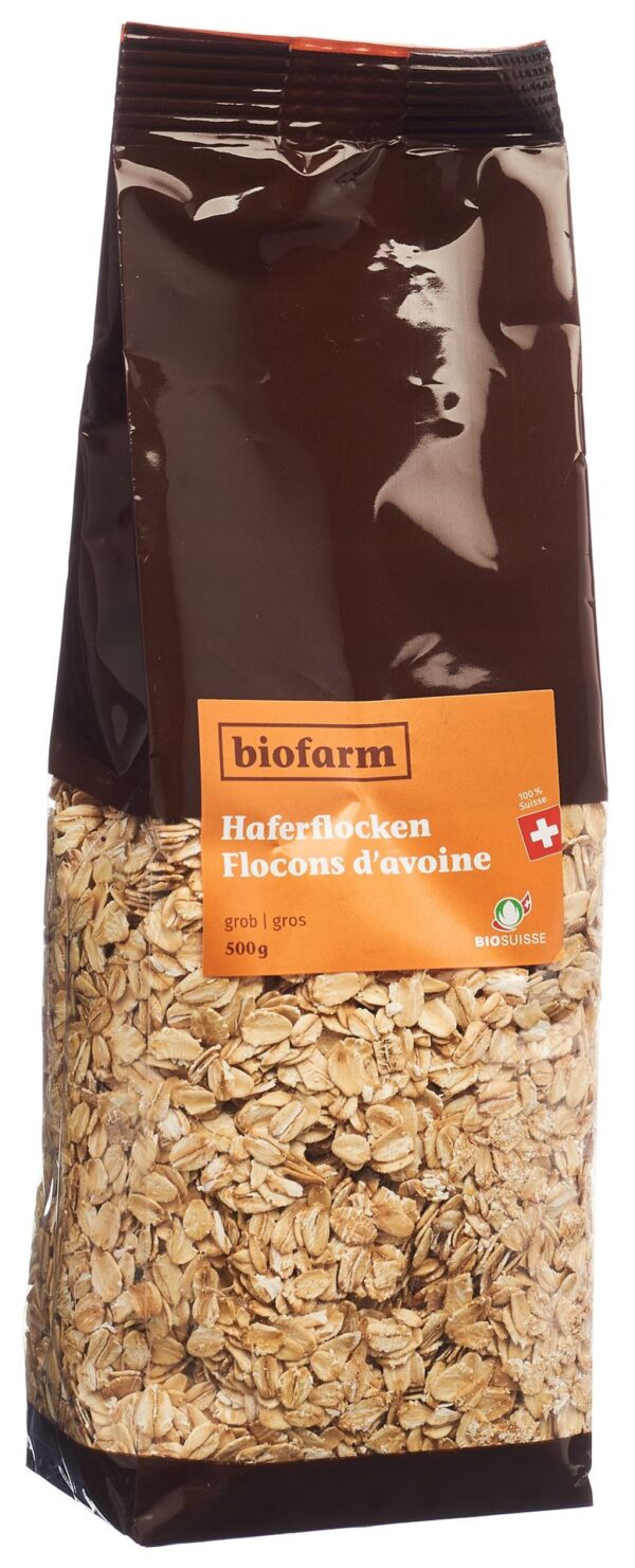 PICFRONT3D BIOFARM Haferflocken grob Knospe Btl 500 g