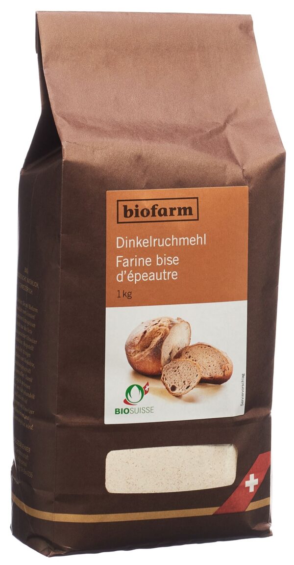 PICFRONT3D BIOFARM Dinkel Ruchmehl Knospe Btl 1 kg
