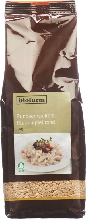 BIOFARM Reis Rundkorn Knospe Btl 1 kg