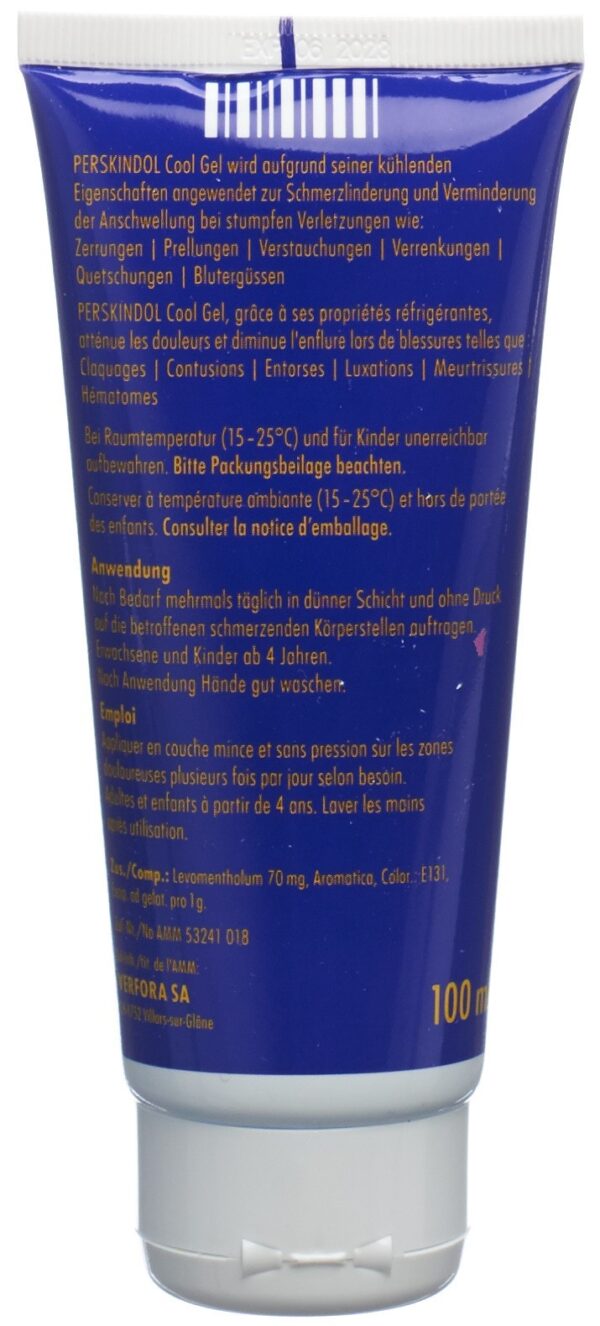 PERSKINDOL Cool Gel Tb 100 ml