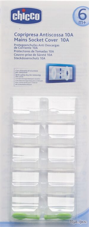 CHICCO Steckdosenschutz 6m+ 10 Stk