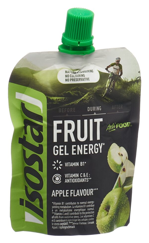 PICFRONT3D ISOSTAR Actifood Energiekonz Gel Apple 90 g