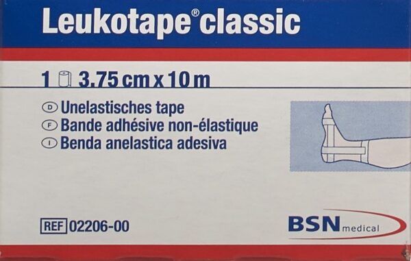 PICFRONT LEUKOTAPE classic economy 10mx3.75cm rot 12 Stk