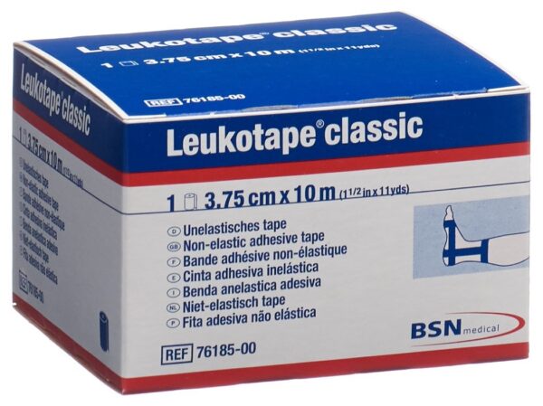 PICFRONT3D LEUKOTAPE classic Pflasterband 10mx3.75cm blau