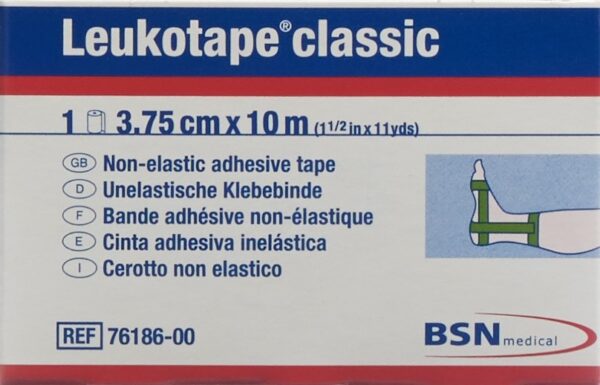 PICFRONT LEUKOTAPE classic economy 10mx3.75cm rot 12 Stk